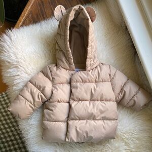 Baby puffer rain jacket
